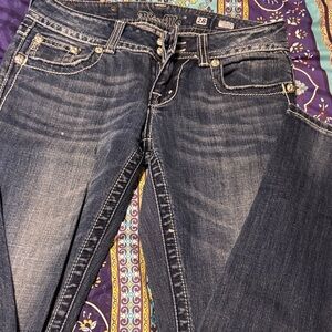 Miss Me Dark Blue Boot Cut Jeans